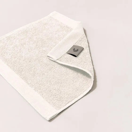 Duurzame paddenstoel Luna gezichtsdoek (4 stuks) van 67% gerecycled katoen en 33% polyester, 500 g/m², hoge kwaliteit, zacht, absorberend en sneldrogend.